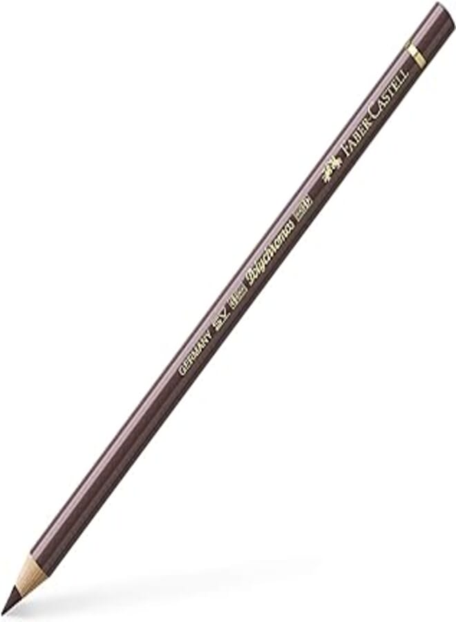 FABER-CASTELL Faber Castell Polychromos Artists' Single Pencil - 176 Van Dyck Brown