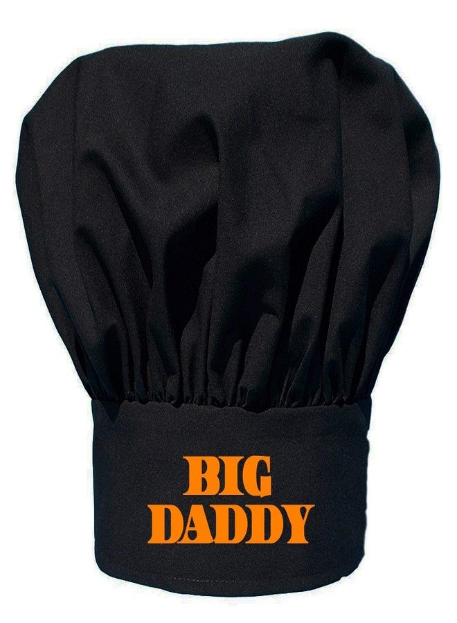 CoolAprons Chef Hat and Apron Set Big Daddy Is On The Grill, Black BBQ Aprons For Men, Funny Aprons for Guys - Image 4