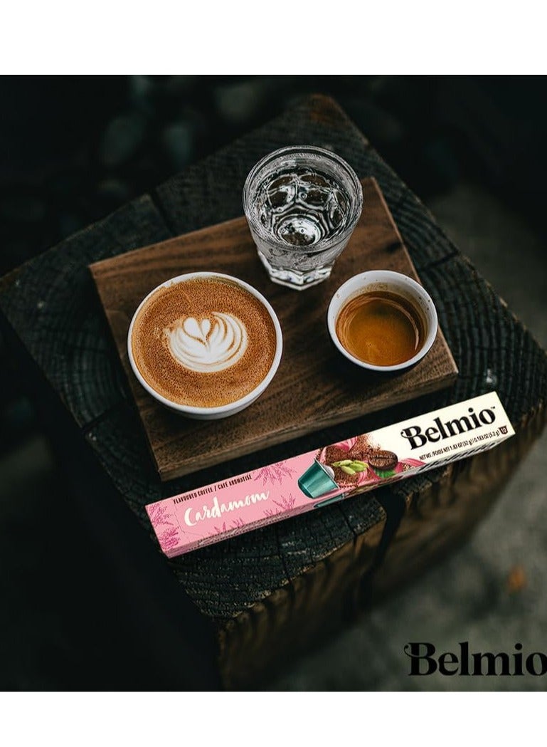 Belmio Arabic Cardamom Coffee Capsules, Medium Roast, Intensity 6, 10 Capsules in 1 Sleeve - Image 3