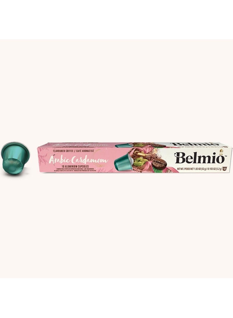 Belmio Arabic Cardamom Coffee Capsules, Medium Roast, Intensity 6, 10 Capsules in 1 Sleeve - Image 2