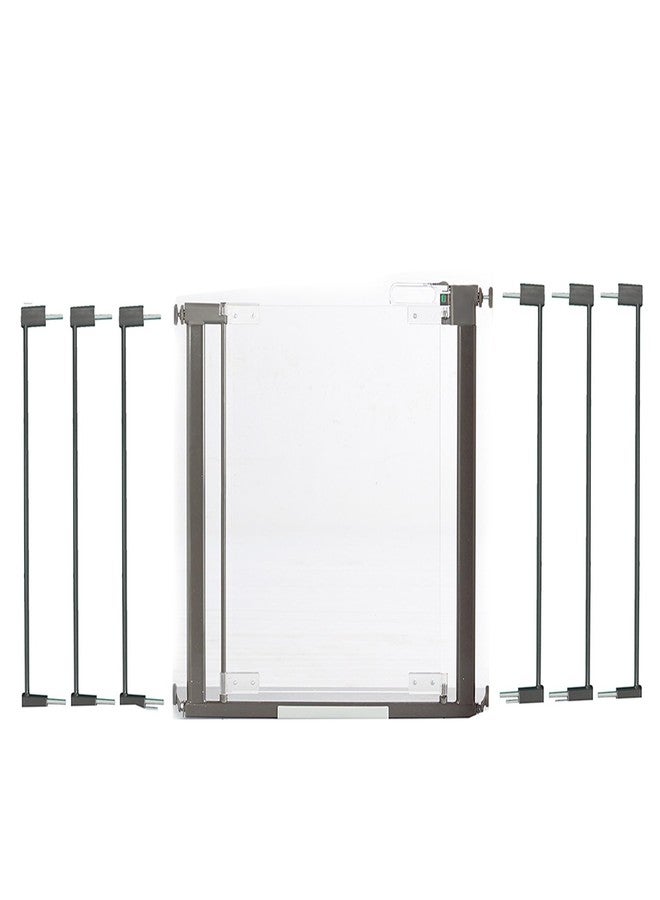 Qdos Safety Designer Gate Extensions for Crystal and Spectrum Pressure Mount Baby Gates | Slate | Allows for use in wider door openings - Each Extension adds 2.75" to the gate - Includes 2 Extensions - Image 4
