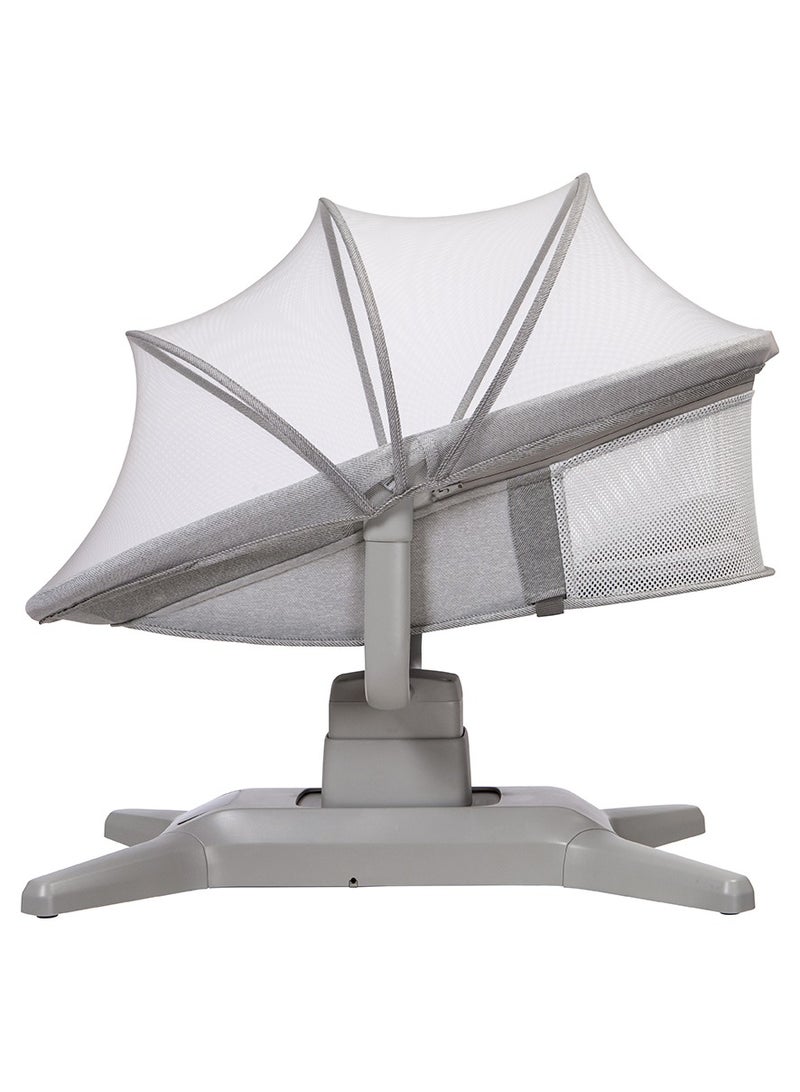 ماستيلا مهد هزاز ماستيلا ديلوكس الذكي 6 في 1: أرجوحة كهربائية وسرير مهد متعدد الأوضاع ومقعد طفل مع بلوتوث و تطبيق المحمول - Image 4