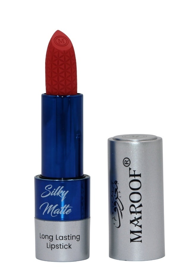 MAROOF Silky Matte Long Lasting Lipstick 3.8g, 09 Pink Rose Sheer - Image 4