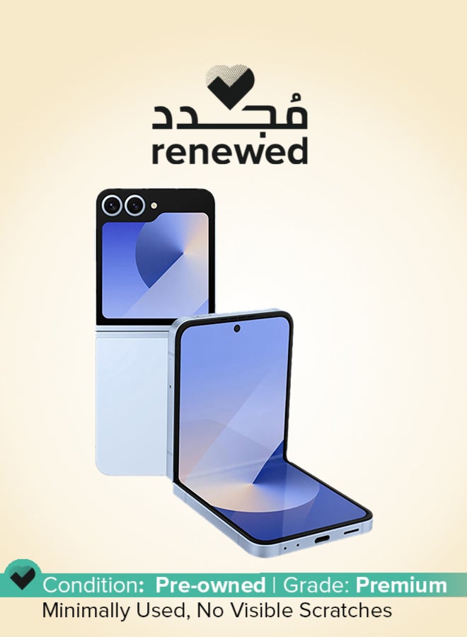 سامسونج مجدد - جالاكسي Z فليب 6 ثنائي الشريحة أزرق 12 جيجابايت رام 256 جيجابايت 5G - النسخة الدولية - Image 1