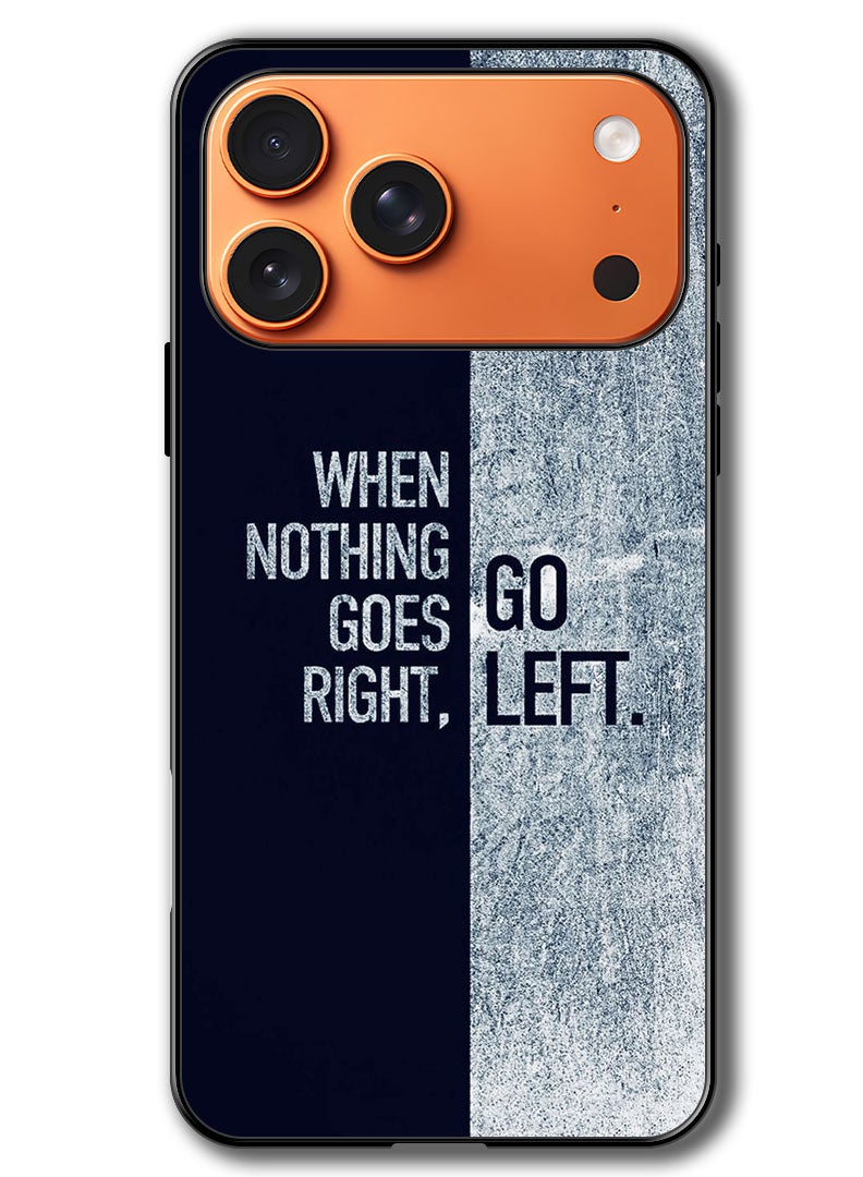 Theodor Case Compatible with Apple iPhone 17 Pro Max 6.9 Inch Protection Shockproof Bumper Cover Go Left - Image 1