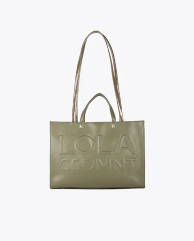 Lola Casademunt Raised logo tote bag