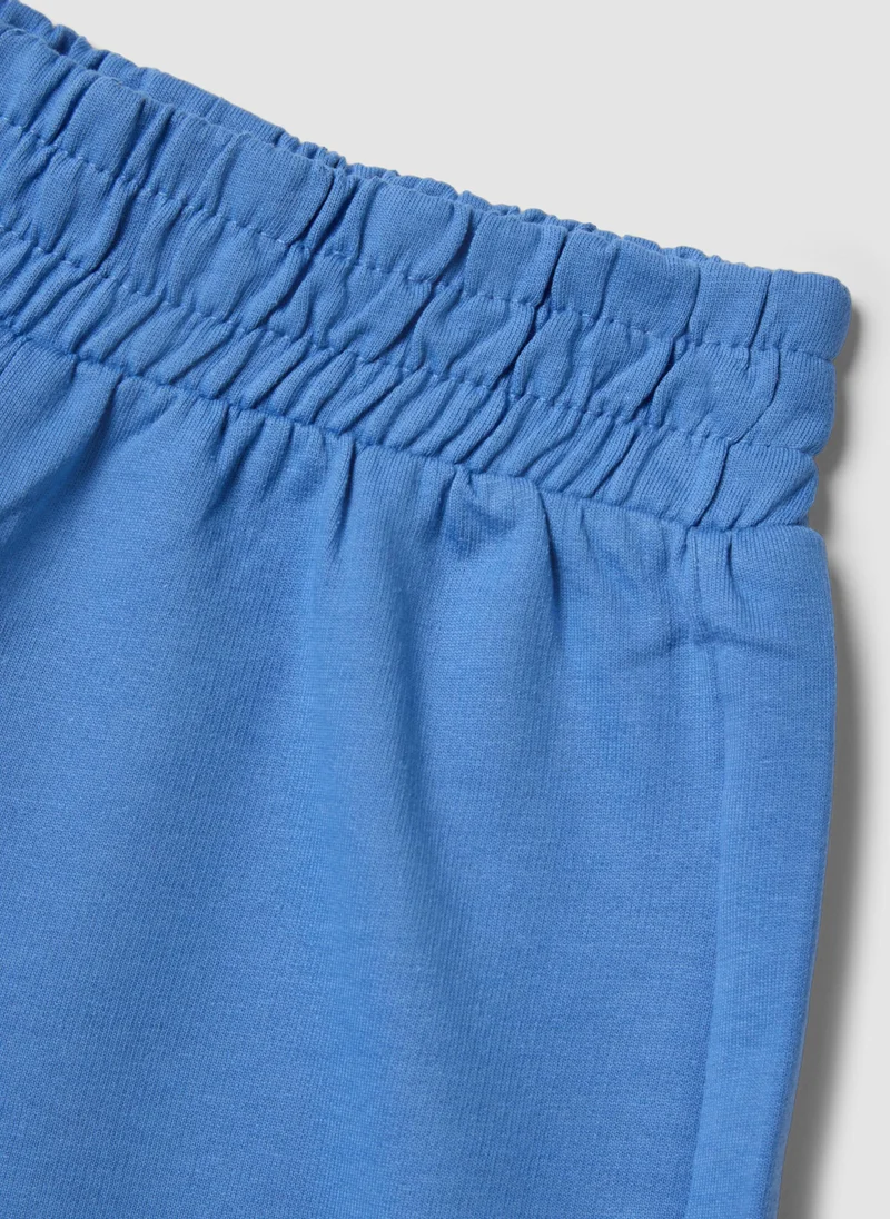 Ovs  OVS Girlsâ€™ Light Blue Pure Cotton Shorts With Elasticated Waist for Women | Best Price UAE