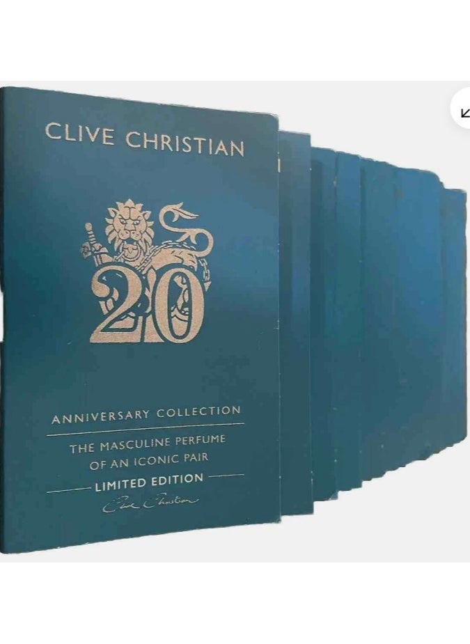 CLIVE CHRISTIAN Clive Christian 20th Anniversary Masculine Limited Edition 2 ML Sample Cologne 
