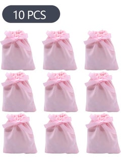 Ant 10-Piece Pink Velvet Jewelry Drawstring Bags, Jewelry Gift Bags Storage Bag Packing Bag(10*12cm）  - Image 1