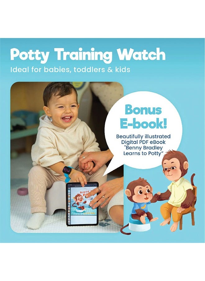 Potty Training Toy Watch for Kids V2 – A Water Resistant Potty Reminder Device for Boys & Girls to Train Your Toddler with Fun/Musical & Vibration Interval Reminder with Potty Training eBook (Sky) - pzsku/Z48D1EFEB868E175C270DZ/45/_/1716127420/4e1da20e-8589-4b70-b561-4b5fcbb50e84