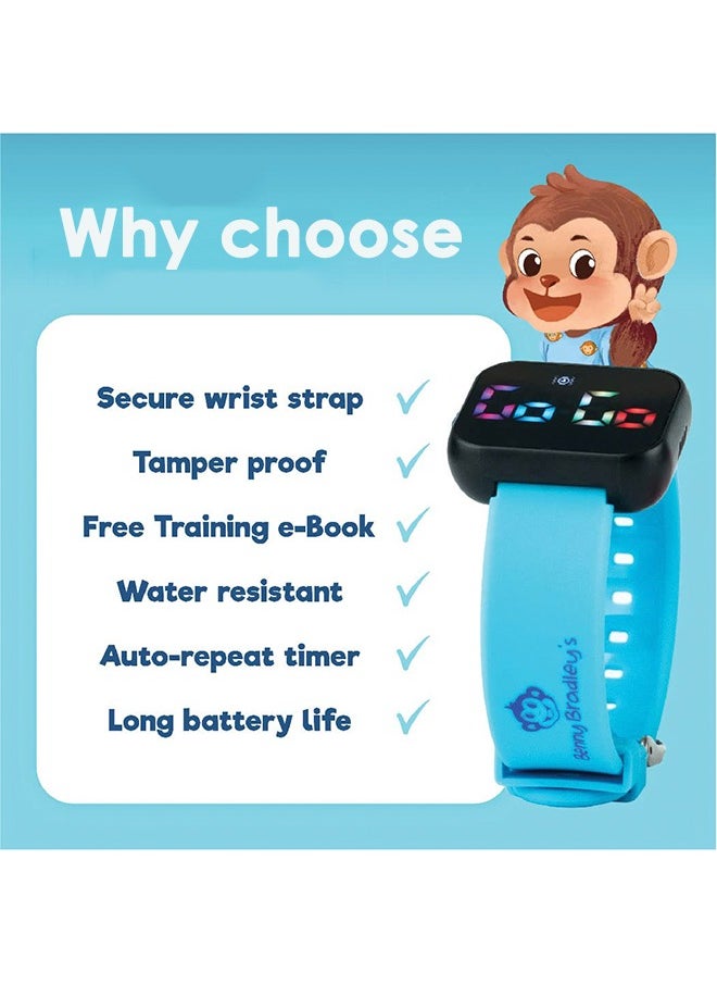 Potty Training Toy Watch for Kids V2 – A Water Resistant Potty Reminder Device for Boys & Girls to Train Your Toddler with Fun/Musical & Vibration Interval Reminder with Potty Training eBook (Sky) - pzsku/Z48D1EFEB868E175C270DZ/45/_/1716127865/08c57f64-2e25-4fee-b9fb-efb678b909fb