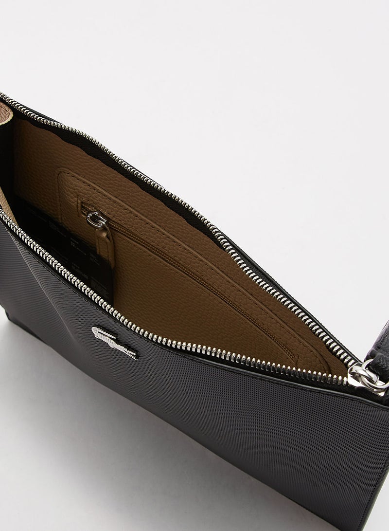 LACOSTE Anna Coated Canvas Clutch - Image 5