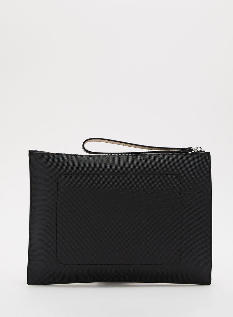 LACOSTE Anna Coated Canvas Clutch - Image 2