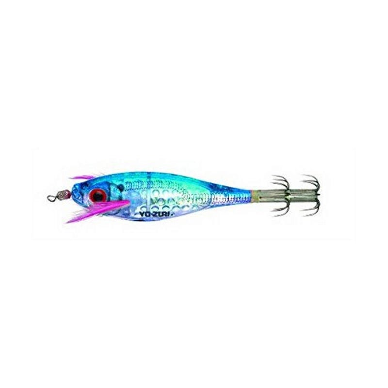 Yo-Zuri Squid Jig Ultra Lens Sinking Lure, Blue, 3 1/2-Inch - Image 2