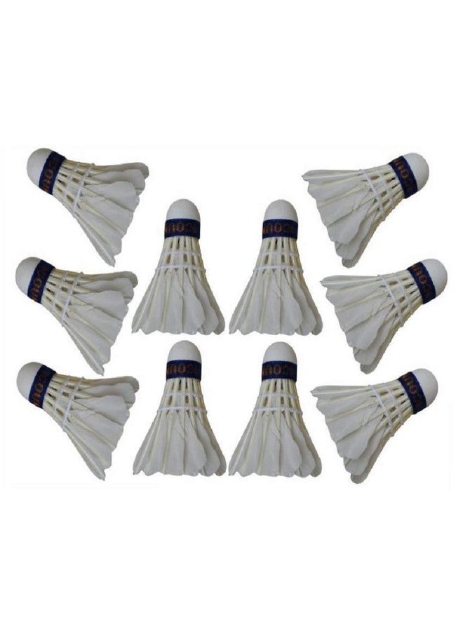 V4L Feather Shuttle - White (Medium, Pack of 10) - Image 1
