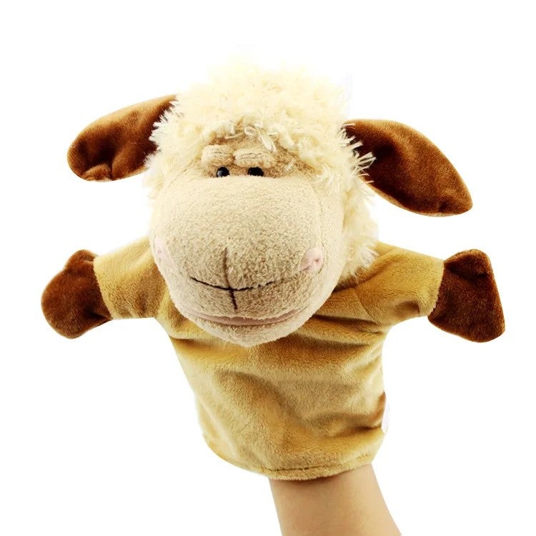 Y&D Stuffed Animal Toys - Kawaii Plush Puppet Dolls with Educational Features for Babies & Toddlers, Soft Lion Elephant Dinosaur Monkey Cuddly Toys, Perfect Gift for Children - Image 1