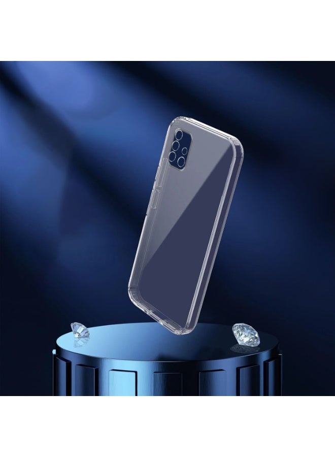 جراب متوافق مع Samsung Galaxy A51، جراب شفاف فائق الوضوح من مادة TPU المرنة (سيليكون ناعم) مقاوم للخدش ويوفر حماية للكاميرا - شفاف - Image 3