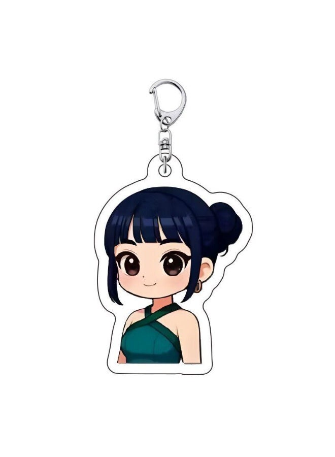 ECLux K-pop Demon Hunters Q-Style Cartoon Pendant Keychain Bag Charm New Q-style Material Versatile Decoration for K-pop Fans - Image 5