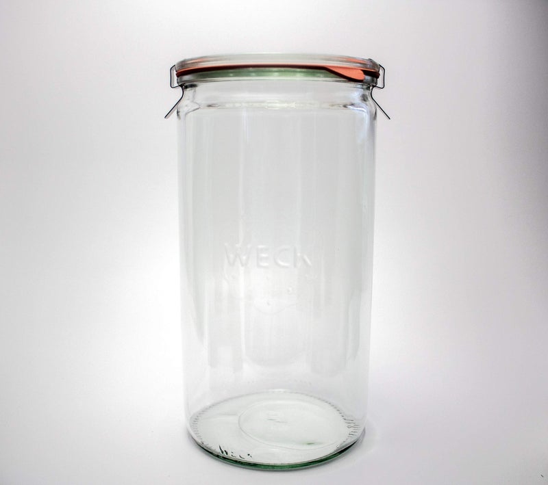 Weck Jar 974 - 1.5L Glass Jars with Large Storage Capacity - Preserving Jars with Airtight Lids Suitable for Pickling - Heat Resistant Canning Jars - Microwave Safe - (1 Jar with Glass Lid) 54 fl. oz - Image 5