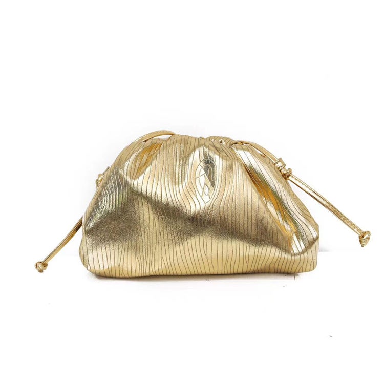 Women'S Bag 2023 New Golden Cloud Bag Large And Small Size Woven Dumpling Bag Handbag Single Shoulder Crossbody Bag Women'S Bag - Image 2