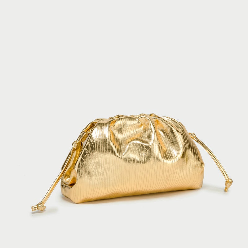 Women'S Bag 2023 New Golden Cloud Bag Large And Small Size Woven Dumpling Bag Handbag Single Shoulder Crossbody Bag Women'S Bag - Image 4