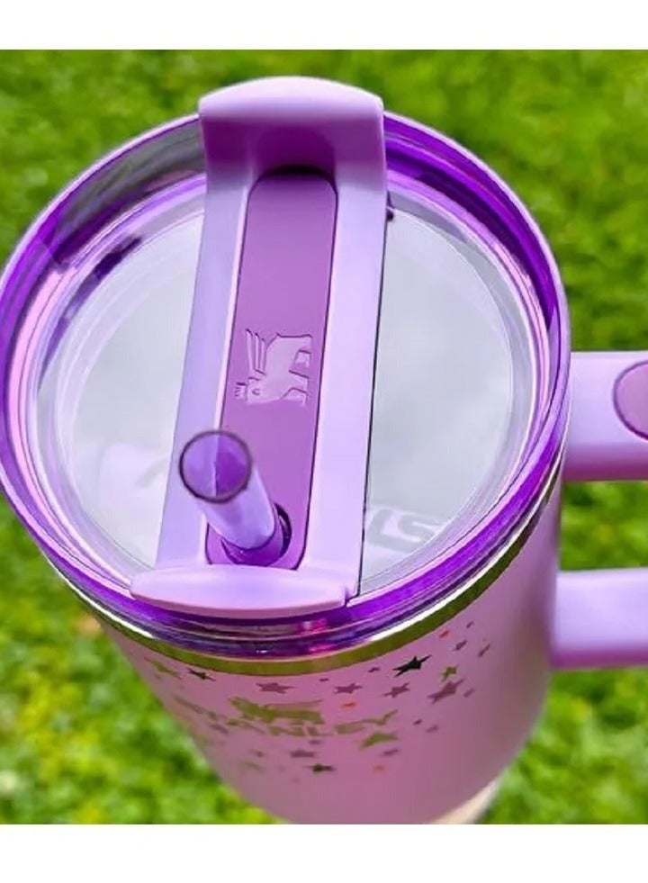 Stanley Olivia Rodrigo X Limited Edition Stanley Cup 400z Quencher H2.0 Flowstate Tumbler - SS Vacuum Insulated Cup with Reusable Lid and Straw for Water, lced Tea, Coffee & Smoothies - Perfect Gift ldea - Image 2