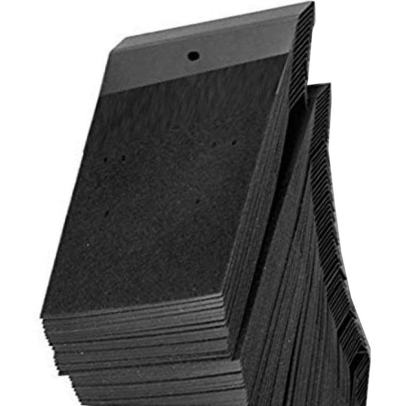 DIY Crafts Pack of 100 Pcs 35 Wide x 2 Length inches Velvet Jewellery EarringsStud Hanging Display Holder Pack of 100 Pcs 35 Wide x 2 Length inches - Image 1