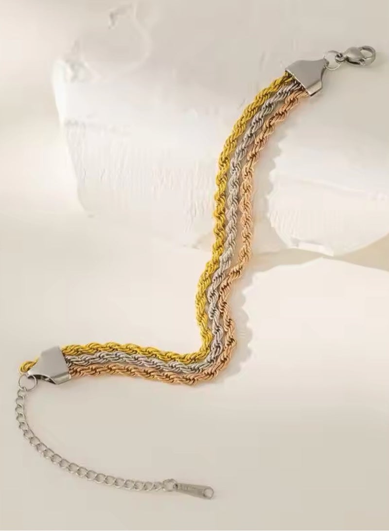 Jewelry 4You Elegant & High Quality Stainless Steel Bracelet Bangle For Women Size 16 + 5cm - Image 2