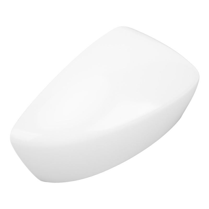 Rearview Mirror Cover Unpainted White High Strength ABS Material - Perfect Fit Side Mirror Cap for 3 Axela M3 2014-2016 Right Side Rear Mirror Protection - Image 3