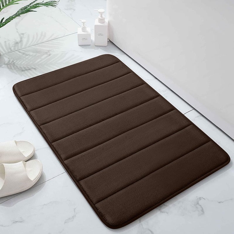 HaRvic HaRvic Bathroom Door Mat Microfiber AntiSkid Bath Mat Bathroom mat Door Mat Floor Mat Bathroom Carpet Super Absorbent Soft Carpet Bathroom Rug Set  - Image 2