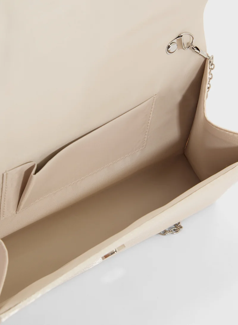 Ella Limited Edition Pleated Embellished Clutch Bag