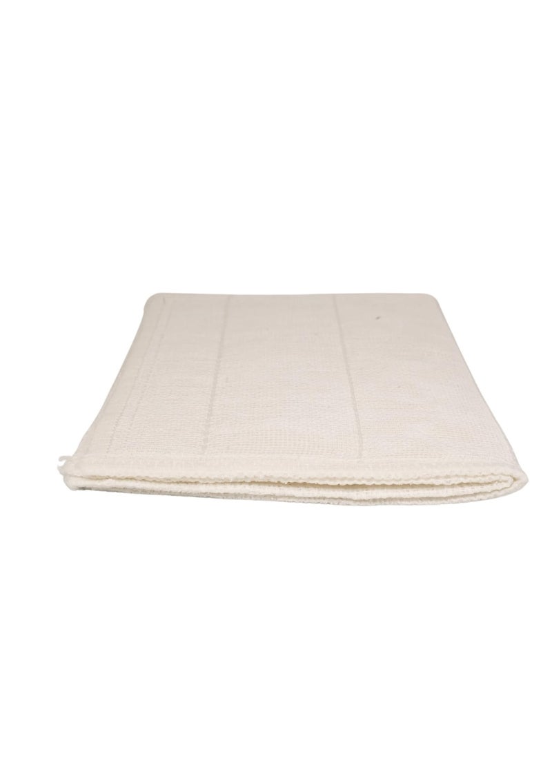 LIMITLESS Limitless White Rainbow Edge Cleaning Cloths Fiber Cleaning Rag Dishcloth Natural Cotton Kitchen Dish Towels Reusable Cleaning Cloths Pink Dish Towels Brown Microfiber Towel (Beige-2Pack)  - Image 3