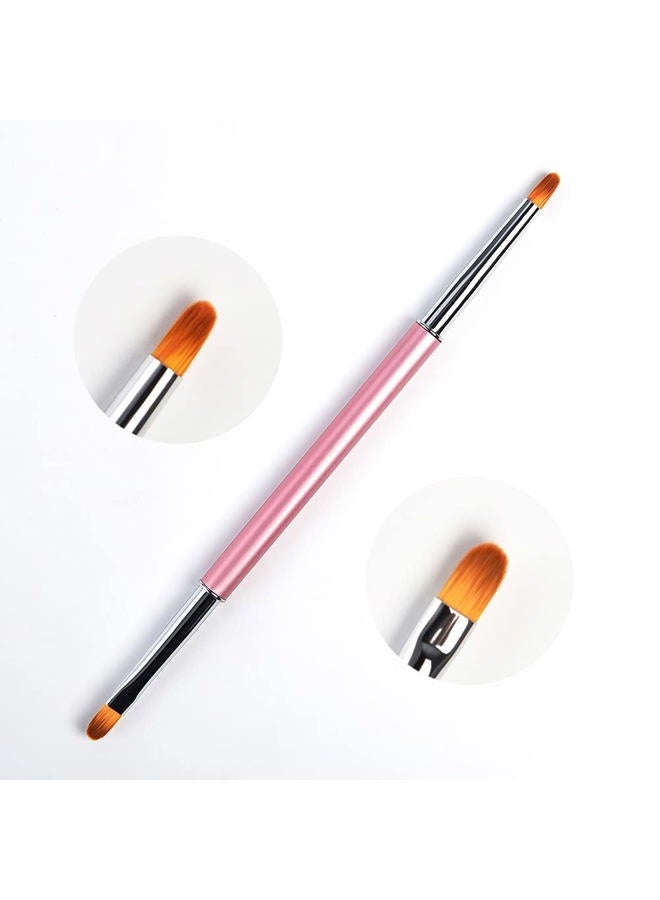 Rolabling 1pc Double Heads Nail Brush For Gel Nail Polish Painting Acrylic Brush Drawing Tools - Image 2