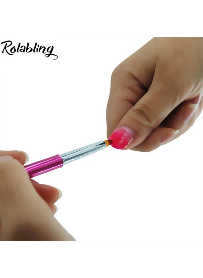 Rolabling 1pc Double Heads Nail Brush For Gel Nail Polish Painting Acrylic Brush Drawing Tools - Image 4