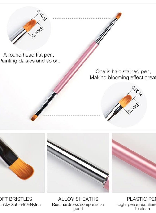 Rolabling 1pc Double Heads Nail Brush For Gel Nail Polish Painting Acrylic Brush Drawing Tools - Image 3