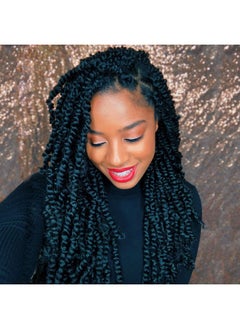 Tiana Passion Twist Hair Pretwisted 8 Packs 12 Strands/Pack) Prelooped Passion Twists Crochet Braids Made Of Bohemian Hair Synthetic Braiding Hair Extension (14 Inch (Pack Of 8) 2) - pzsku/Z48D34134D3674A60EE77Z/45/_/1696664980/038acd9e-b173-4f77-b286-6b0818c38b93