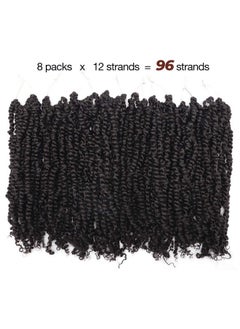 Tiana Passion Twist Hair Pretwisted 8 Packs 12 Strands/Pack) Prelooped Passion Twists Crochet Braids Made Of Bohemian Hair Synthetic Braiding Hair Extension (14 Inch (Pack Of 8) 2) - pzsku/Z48D34134D3674A60EE77Z/45/_/1696664983/0bc97235-1e2f-4f9c-8aef-d1ab72463ab9