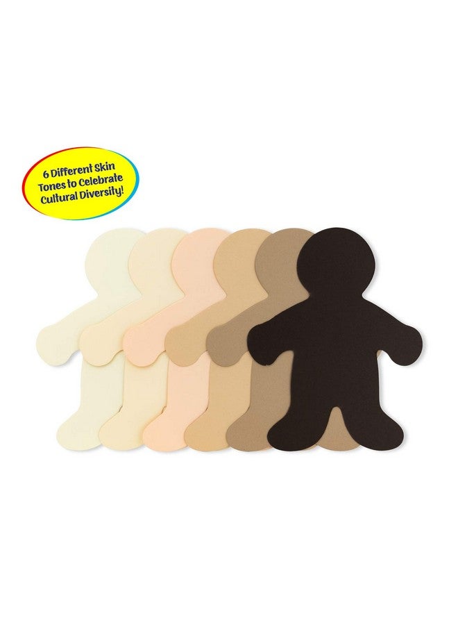 Hygloss Products Diverse Multi-Ethnic People Kit, 7 Inches, Pack of 24, Assorted - Image 4