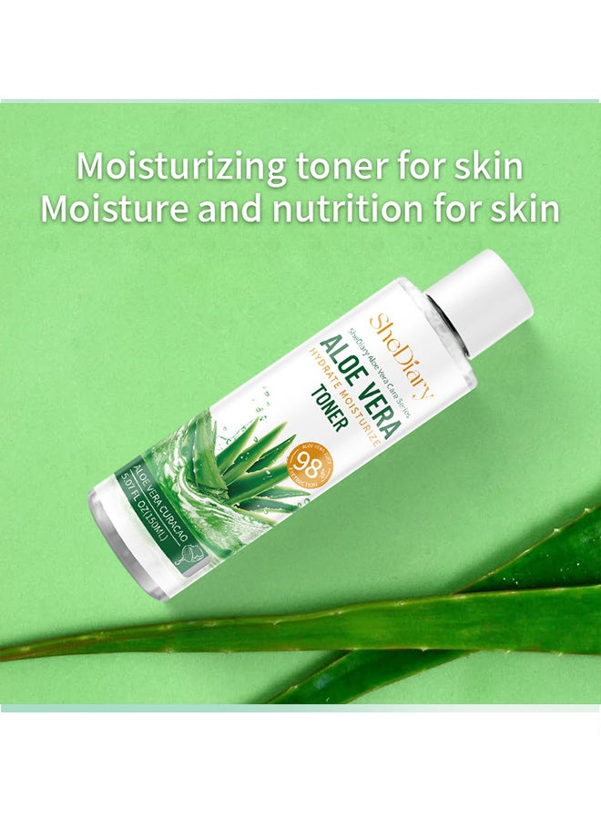 ALOE VERA SheDiary Aloe Vera Toner, Moisturizing, Lifting & Rejuvenating Face Care - Image 4