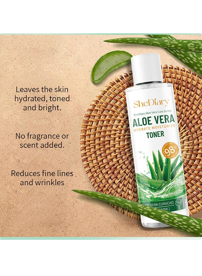 ALOE VERA SheDiary Aloe Vera Toner, Moisturizing, Lifting & Rejuvenating Face Care - Image 3