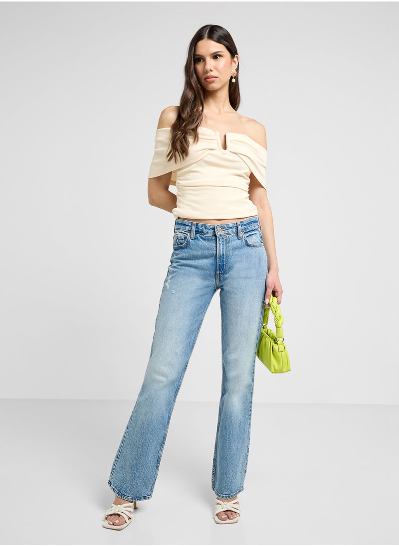 Ginger Bandeau Ruched Top  - Image 4