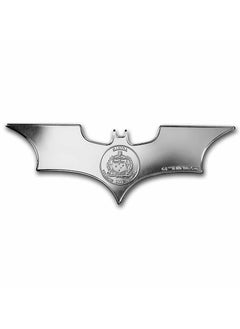 ABConcept Batman Batarang Shaped Colorized Silver 1 oz  - Image 3