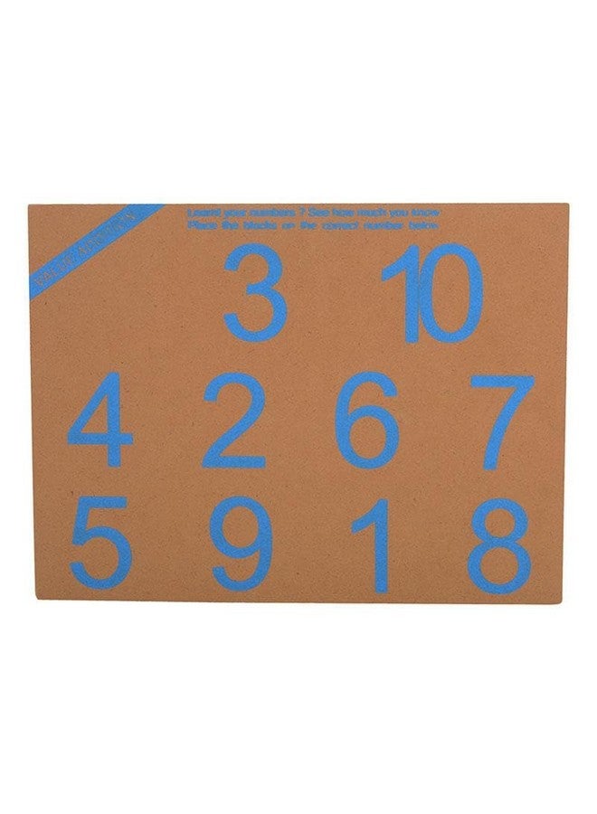Skillofun Skillofun MDF 1-10 Number Tray with Pictures & Knobs | Early Learning Educational Toy | Multicolor Develops Math Skills with Fun Pictures & Symbols (Ages 2+) - Image 5