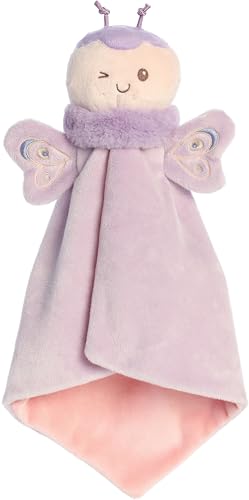 AURORA Ebba Snuggly Flutterflies Flutterfly Luvster Baby Stuffed Animal Soft Cuddly Toy Imaginative Play Purple 16 Inches - Image 1