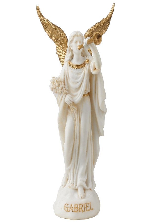 Veronese Design 4 Inch Seven Archangels Set Polystone White Gold Hand Painted Finish Religious Home Decoration Gift Figurine - Image 3