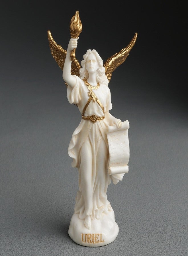 Veronese Design 4 Inch Seven Archangels Set Polystone White Gold Hand Painted Finish Religious Home Decoration Gift Figurine - Image 5