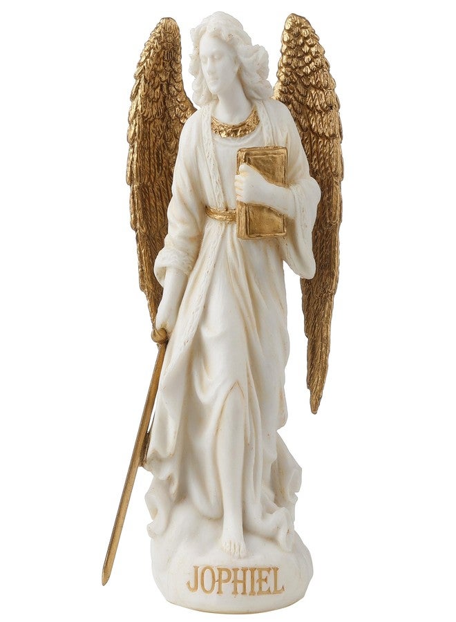 Veronese Design 4 Inch Seven Archangels Set Polystone White Gold Hand Painted Finish Religious Home Decoration Gift Figurine - Image 4