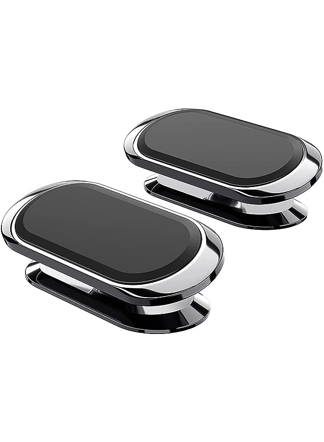 KASTWAVE Phone Holder for Car, KASTWAVE Universal Cell Phone Magnet Car Mount for Dashboard & Vent 360° Rotation Adjustable Cell Phone Mount Compatible with All Smartphones & Tablets (2 Pack) - Image 1