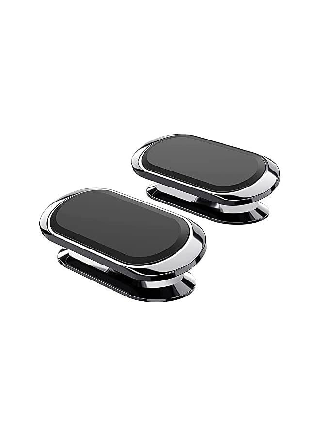 KASTWAVE Phone Holder for Car, KASTWAVE Universal Cell Phone Magnet Car Mount for Dashboard & Vent 360° Rotation Adjustable Cell Phone Mount Compatible with All Smartphones & Tablets (2 Pack) - Image 2