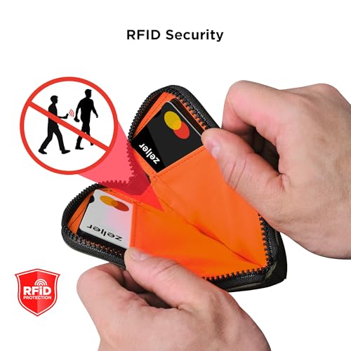 ALPAKA Zip Card Pouch - Holds 12-20 Cards, Cash Made With Weatherproof Fabric, YKK Zipper, RFID Blocking Card Wallet and Coin Pouch for Men - Image 4